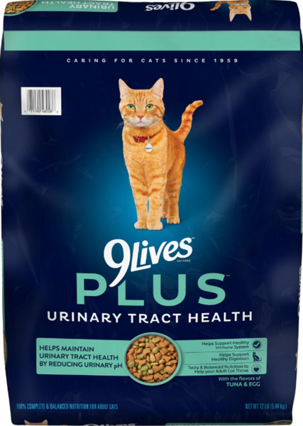 9Lives PLUS Urinary Tract Health Dry Cat Food – Lees' Feed & Western