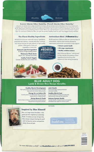 Blue Buffalo Life Protection Formula Adult Lamb & Brown Rice Recipe Dr –  Lees' Feed & Western