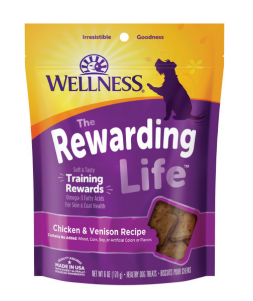 Wellness Rewarding Life Soft Chewy Dog Treats Grain Free Chicken V Lees Feed Western