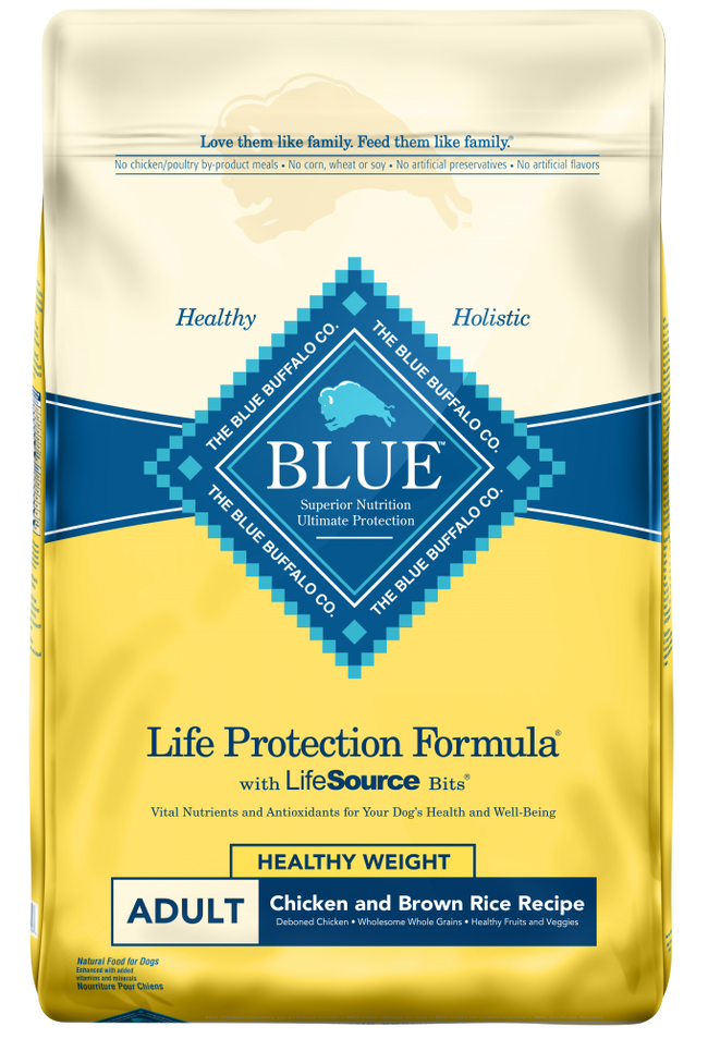 Blue Buffalo Life Protection Healthy Weight Adult Chicken and Brown Rice Recipe Dry Dog Food