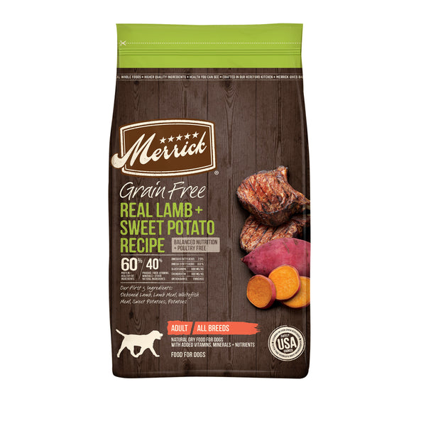 Merrick dog food on sale lamb and sweet potato