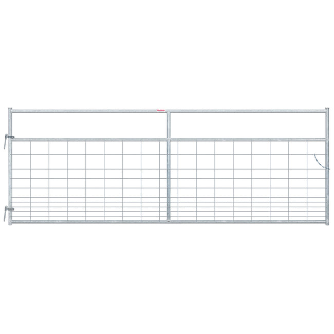 Galvanized Gate with wire covering (hog mesh)