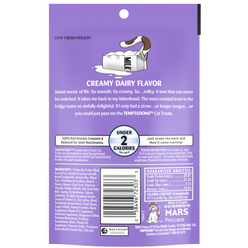 Temptations Dairy Cat Treats