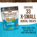 Merrick Fresh Kisses Mint Dental Dog Chews Extra Small