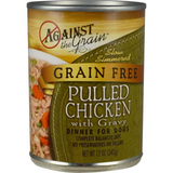 Against the Grain Pulled Chicken in Gravy Canned Dog Food