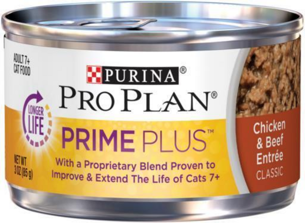 ProPlan Prime Plus Chicken and Beef Senior 7+ Wet Cat Food