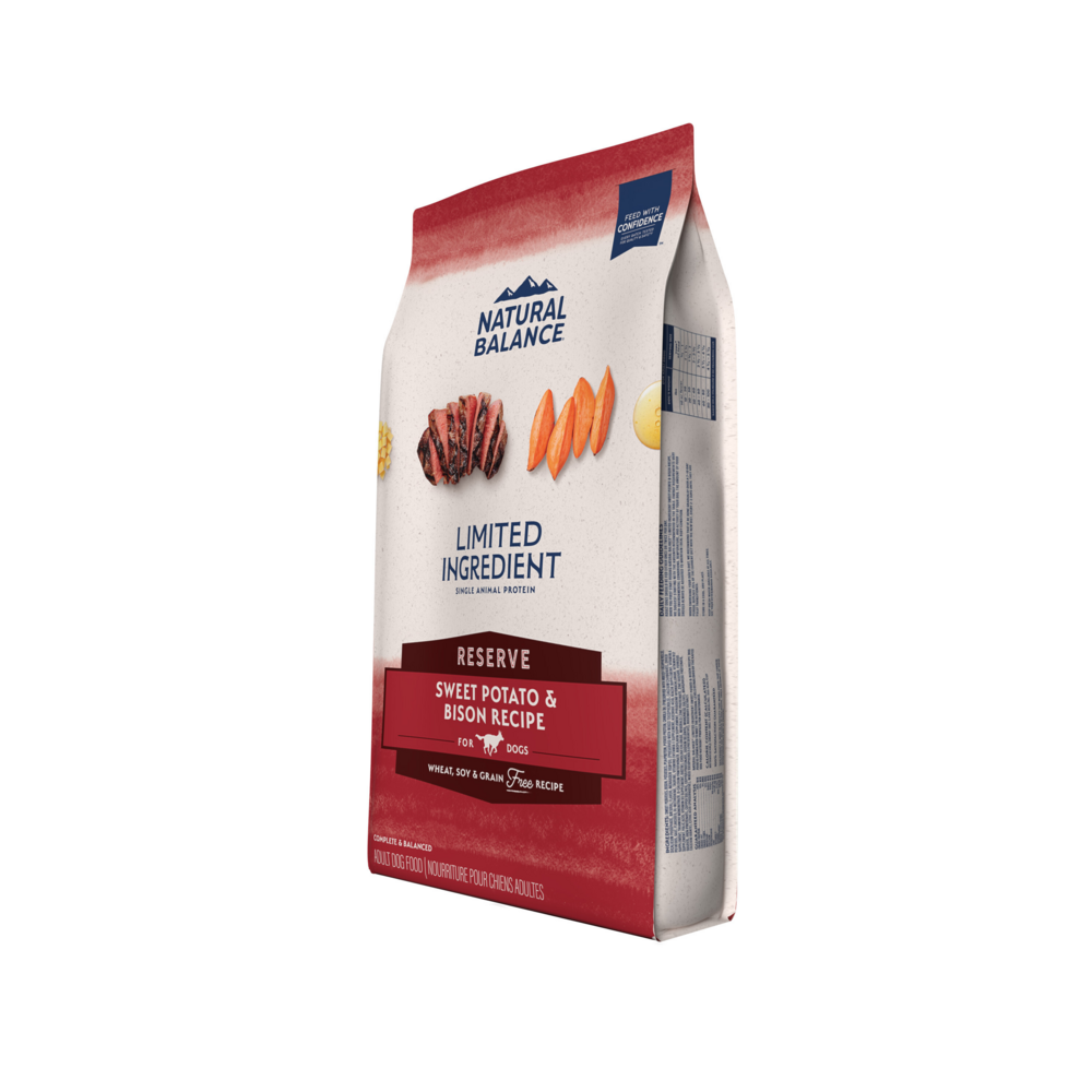 Natural Balance Limited Ingredient Reserve Grain Free Dry Dog Food, Sweet Potato & Bison Recipe