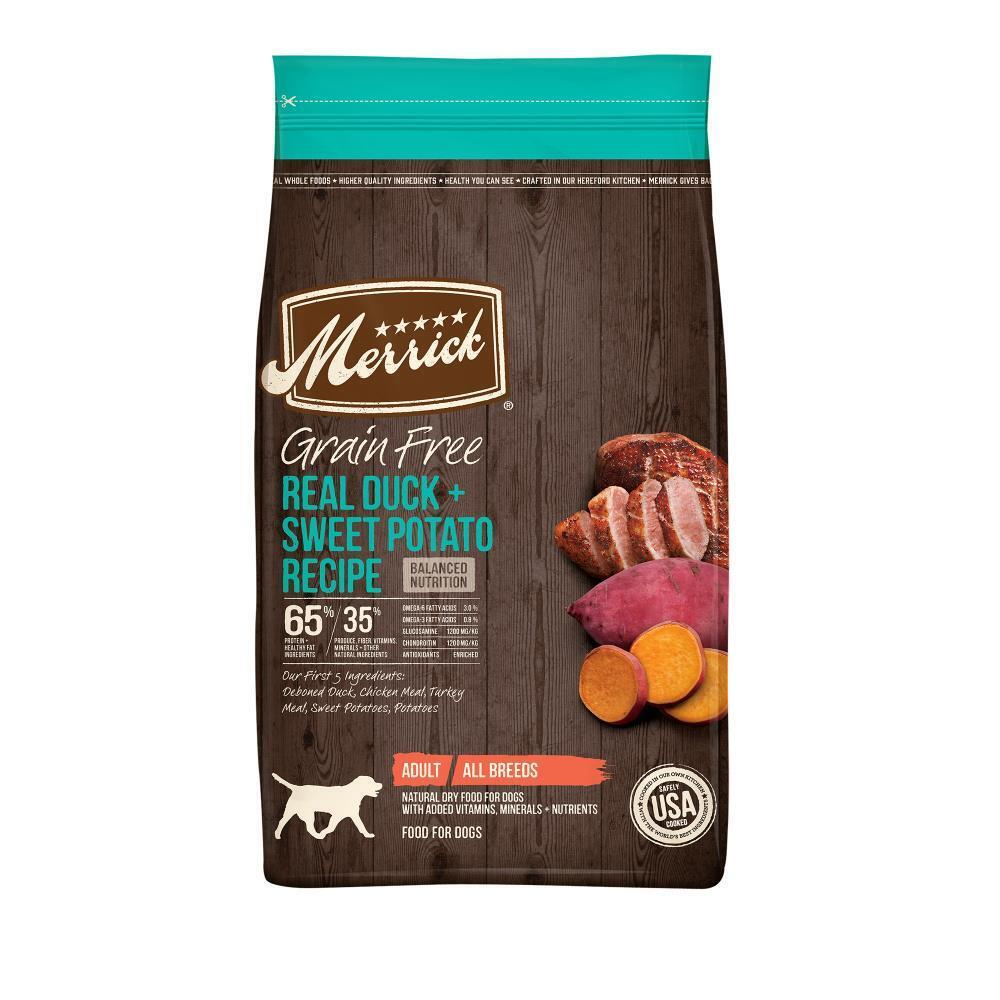Merrick Grain Free Duck and Sweet Potato Adult Dry Dog Food