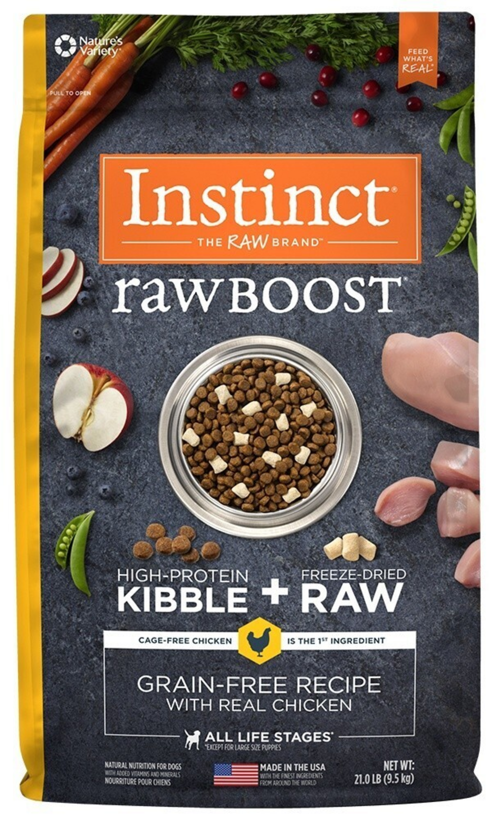 Instinct Raw Boost Grain Free Chicken Dry Dog Food