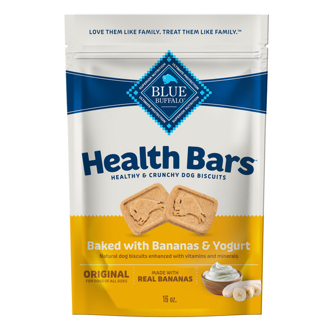 Blue Health Bars Baked With Banana & Yogurt Dog Treats