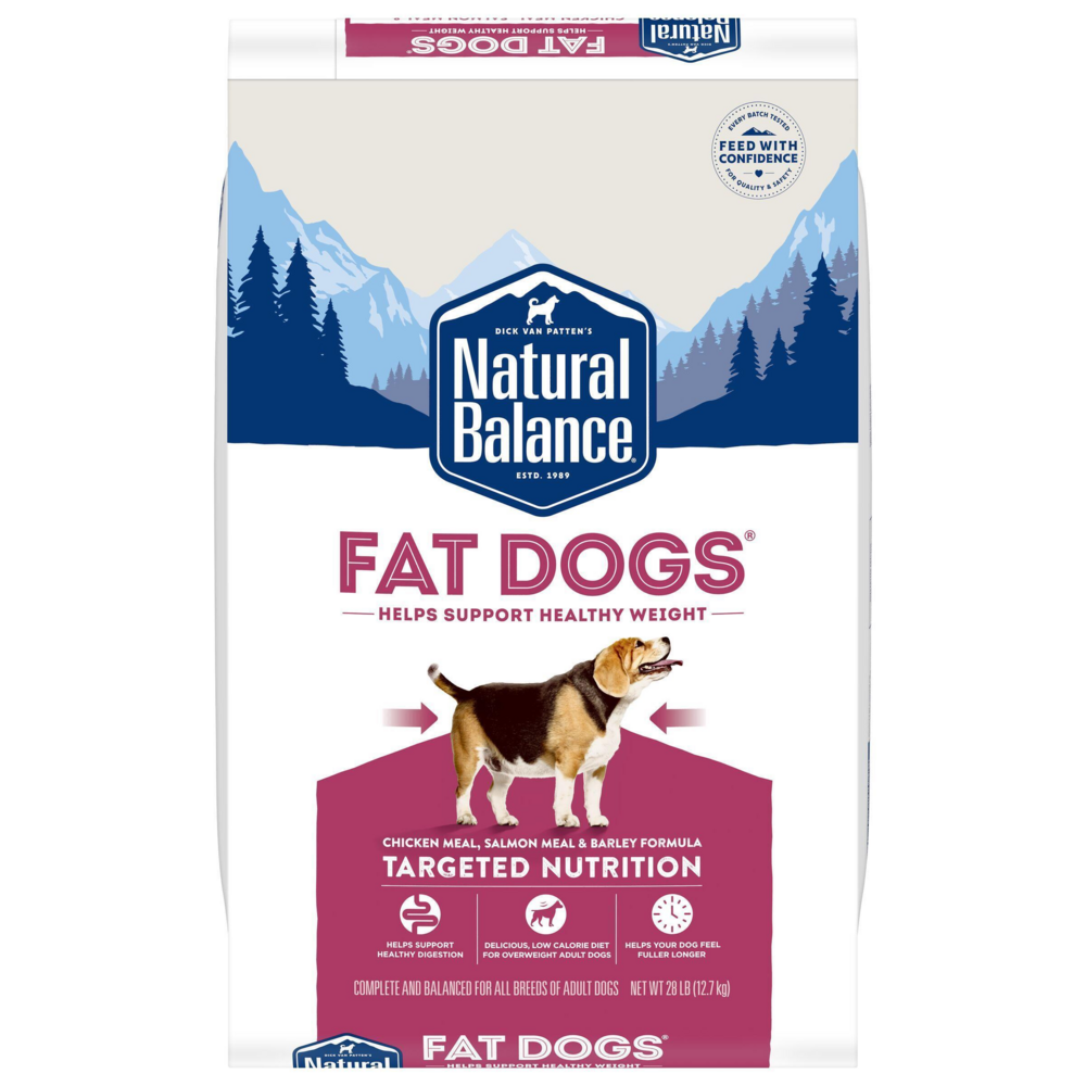 Natural Balance Original Ultra Fat Dogs Dry Dog Food, Chicken Meal, Salmon Meal & Barley Recipe