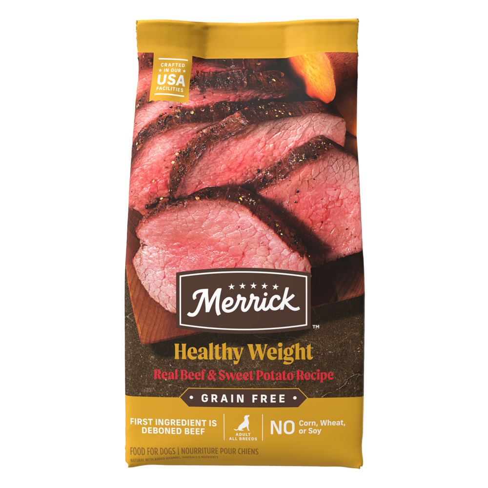 Merrick Dry Dog Food Healthy Weight Grain Free Dog Food Recipe