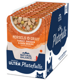 Natural Balance Original Ultra Platefulls Wet Cat Food, Turkey, Chicken, & Duck Morsels in Gravy Recipe