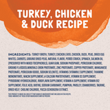 Natural Balance Original Ultra Platefulls Wet Cat Food, Turkey, Chicken, & Duck Morsels in Gravy Recipe