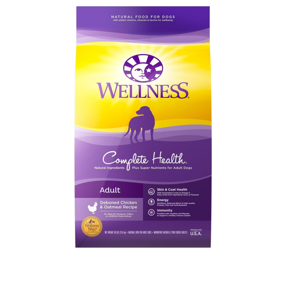 Wellness Complete Health Natural Chicken Recipe Dry Dog Food