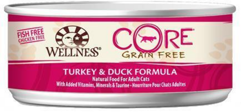 Wellness CORE Natural Grain Free Turkey and Duck Pate Wet Canned Cat Food
