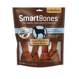 Smartbones Medium Peanut Butter Chew Bones Dog Treats