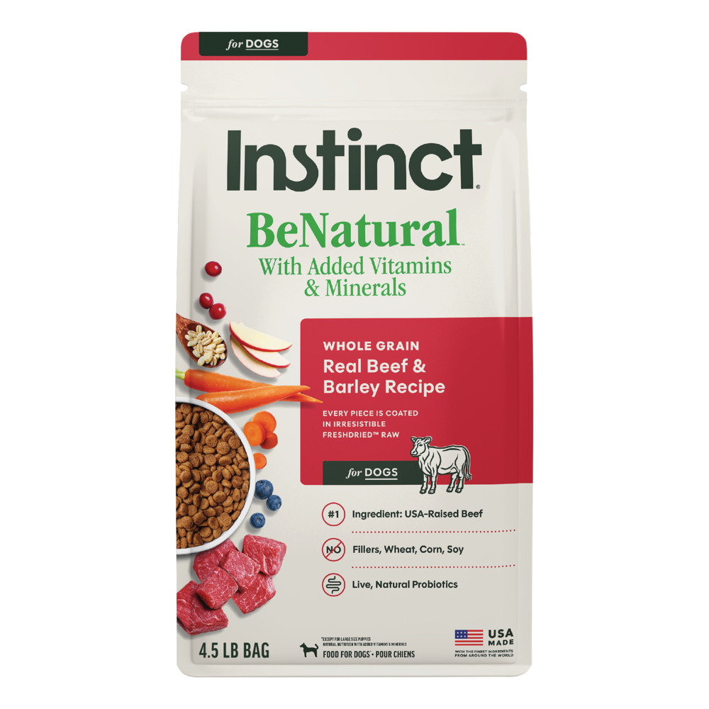 Instinct Be Natural Beef and Barley Dry Dog Food