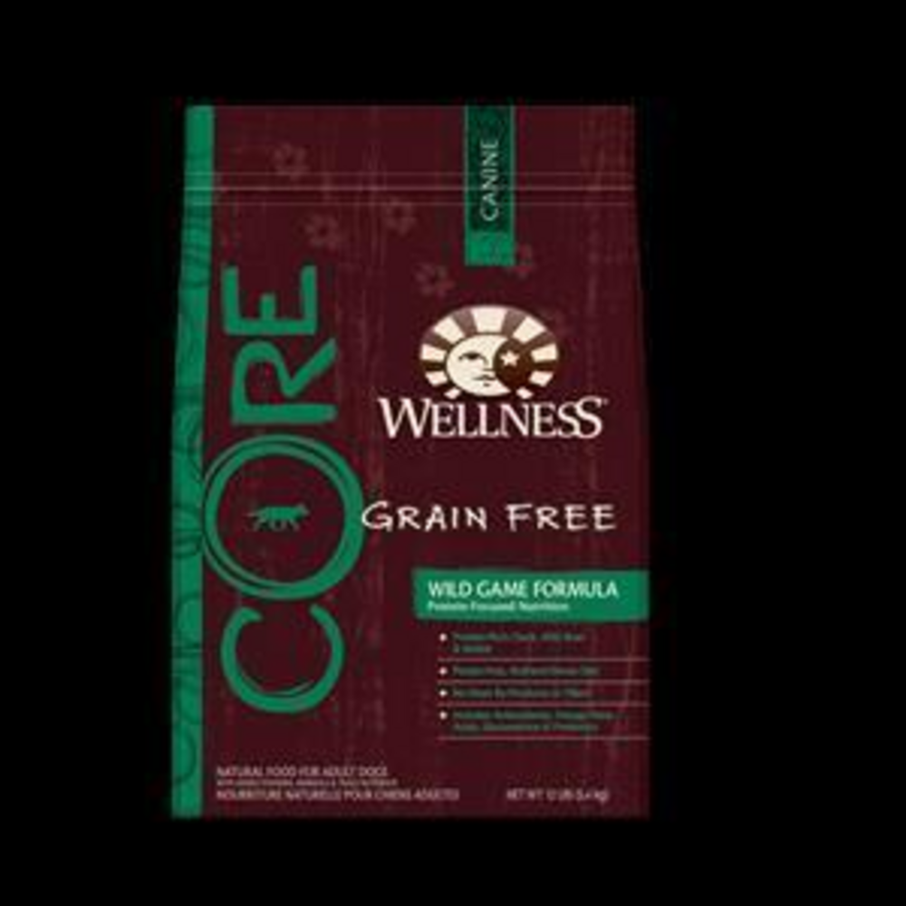 Wellness CORE Grain Free Natural Wild Game Duck, Turkey, Wild Boar and Rabbit Recipe Dry Dog Food