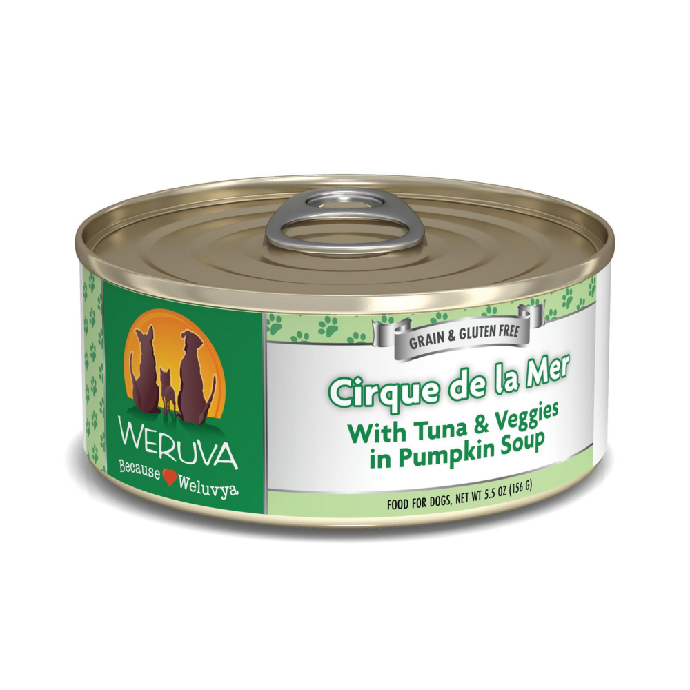 Weruva Cirque de la Mer with Tuna & Veggies in Pumpkin Soup Canned Dog Food