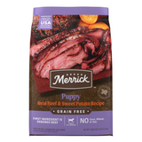 Merrick Grain Free Beef and Sweet Potato Dry Puppy Food