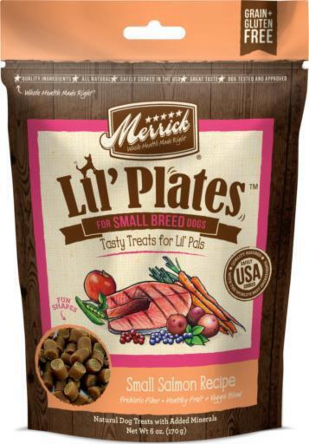 Merrick Lil' Plates Salmon Small Breed Dog Training Treats