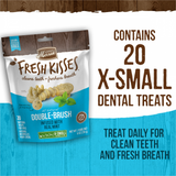 Merrick Fresh Kisses Mint Dental Dog Chews Extra Small