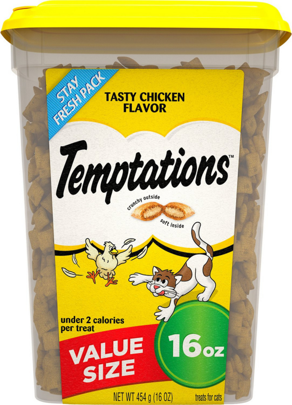 Temptations Classic Crunchy and Soft Cat Treats Tasty Chicken Flavor