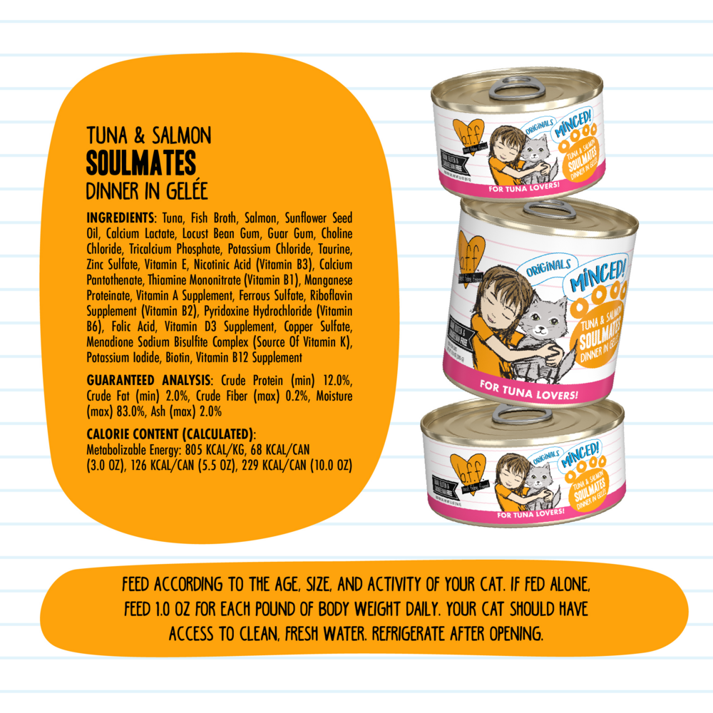 Weruva BFF Tuna & Salmon Soulmates Canned Cat Food