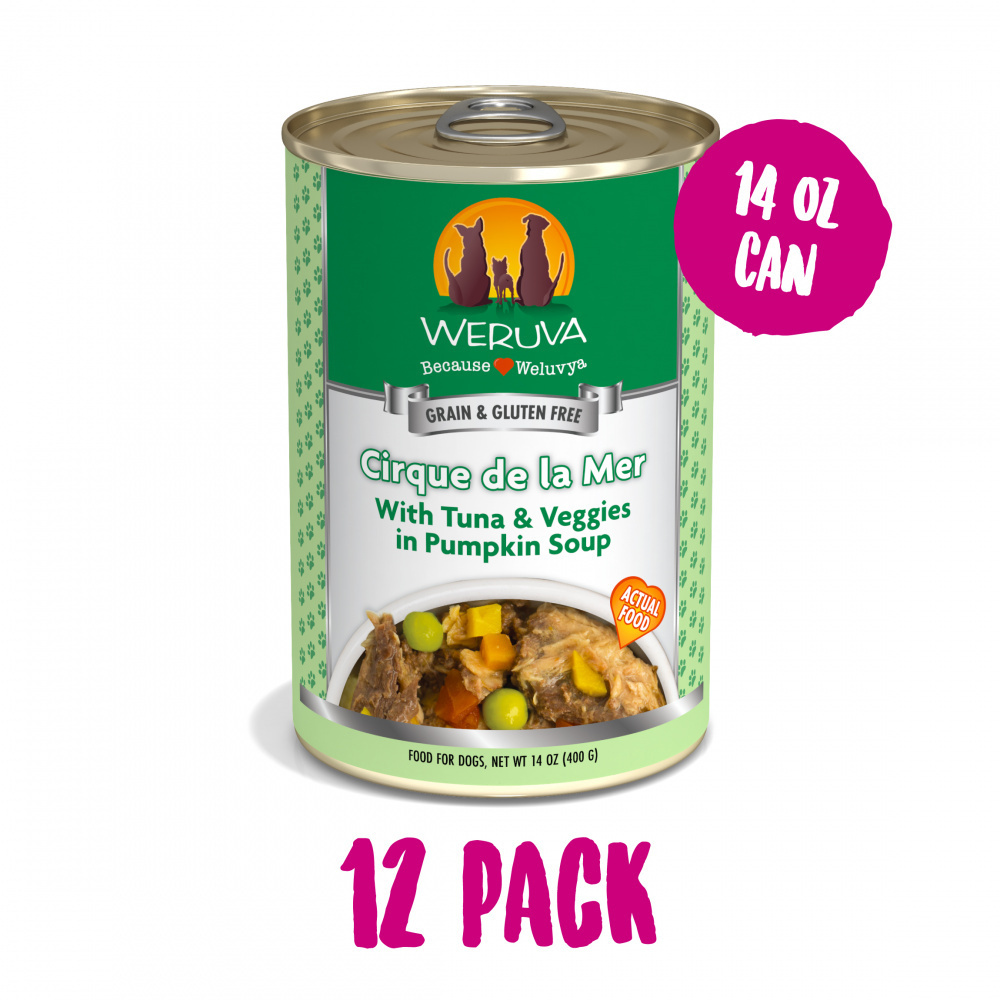 Weruva Cirque de la Mer with Tuna & Veggies in Pumpkin Soup Canned Dog Food