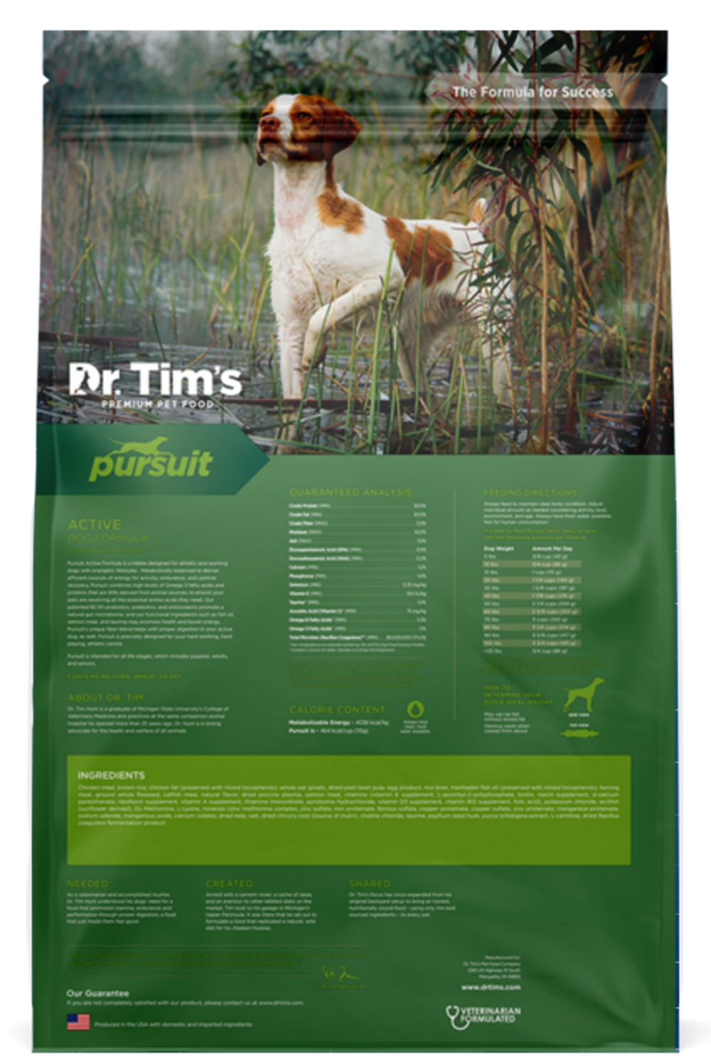 Dr. Tim's Pursuit Active Dry Dog Food