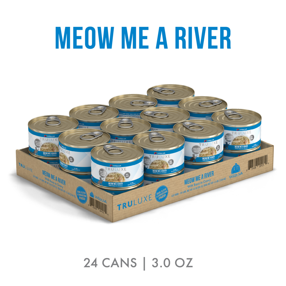 Weruva TRULUXE Meow Me A River with Base in Gravy Canned Cat Food