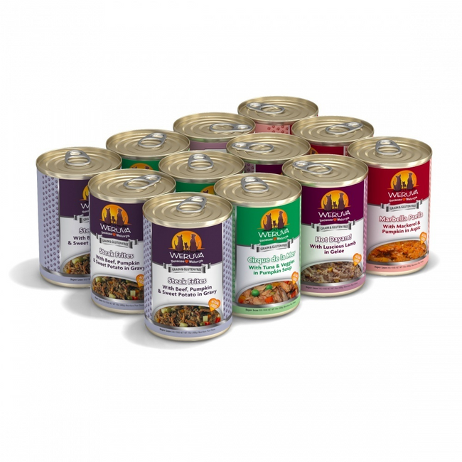 Weruva Classic Chicken Free, Just 4 Me Canned Dog Food Variety Pack