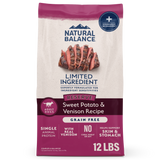 Natural Balance Limited Ingredient Reserve Grain Free Dry Dog Food, Sweet Potato & Venison Recipe