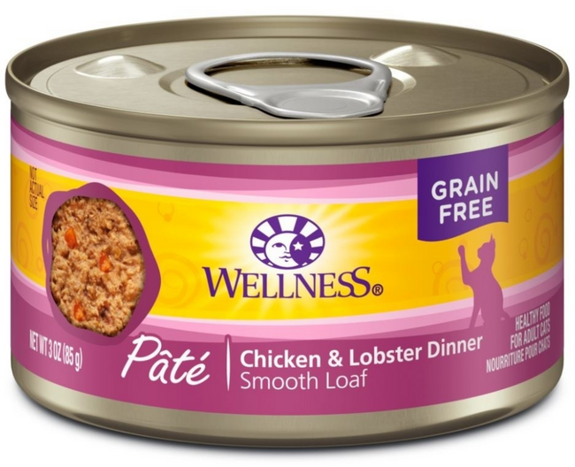 Wellness Complete Health Pate Chicken and Lobster Dinner Wet Cat Food
