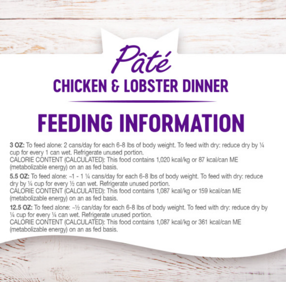 Wellness Complete Health Pate Chicken and Lobster Dinner Wet Cat Food