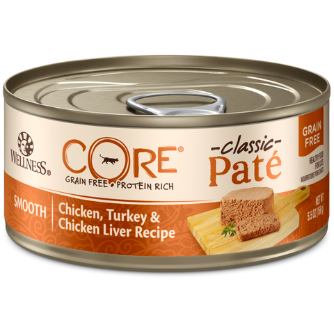 Wellness CORE Signature Selects Natural Grain Free Wet Canned Cat Food, Chunky Beef & Chicken