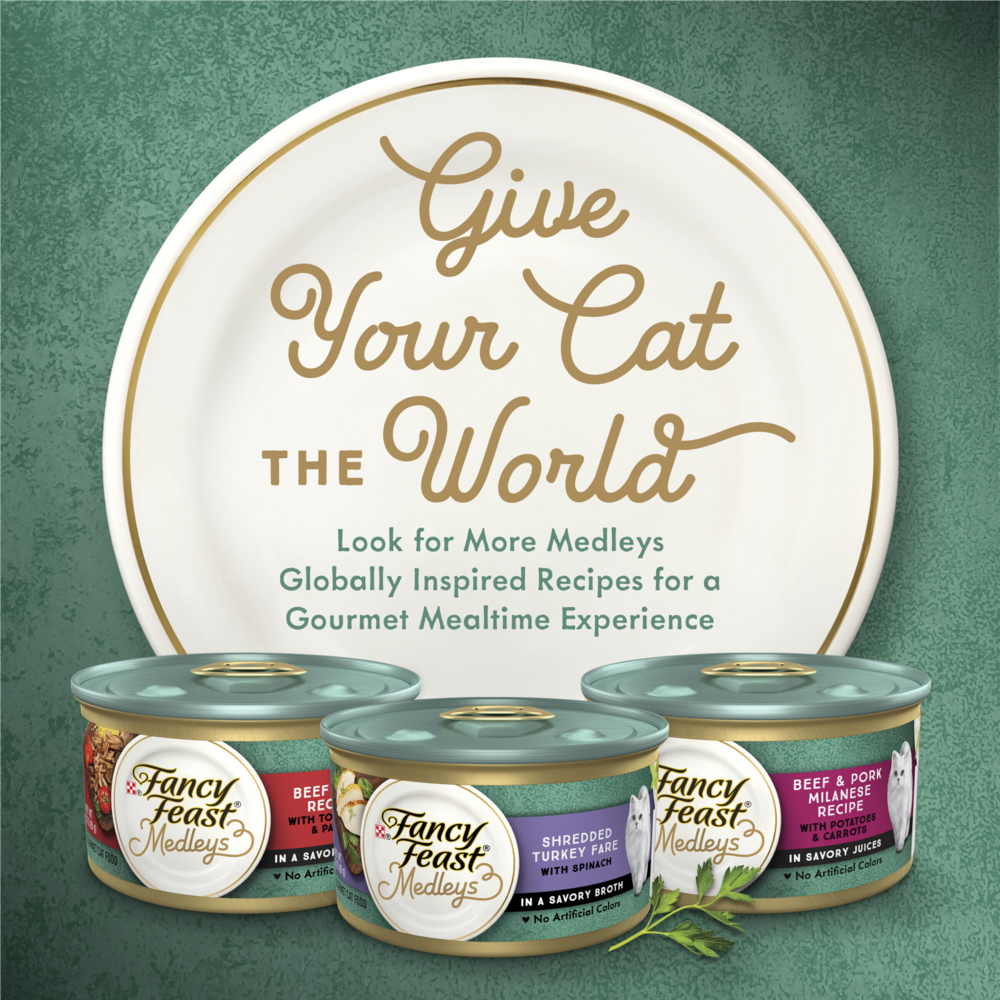 Fancy Feast Elegant Medleys White Meat Chicken Tuscany Canned Cat Food