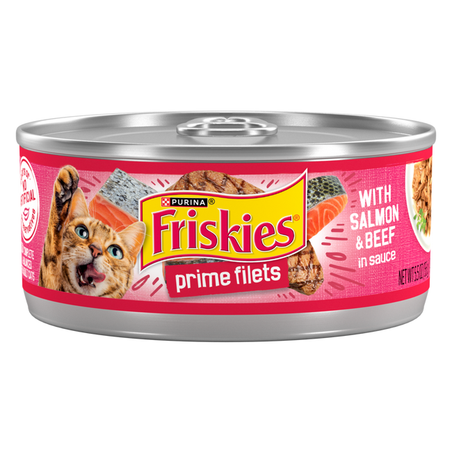 Friskies Prime Filets Salmon & Beef in Sauce Wet Cat Food