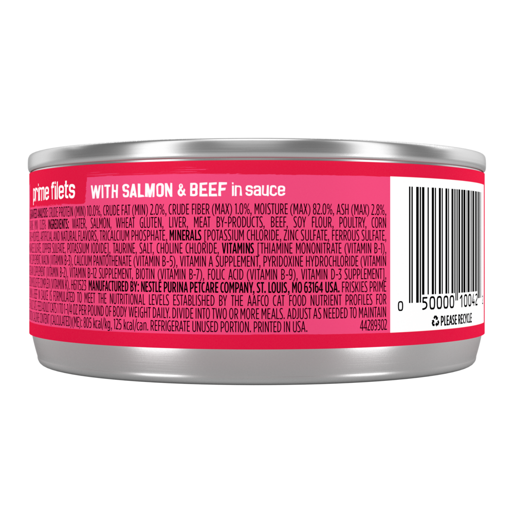 Friskies Prime Filets Salmon & Beef in Sauce Wet Cat Food