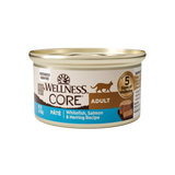 Wellness CORE Grain Free Natural Whitefish, Salmon & Herring Smooth Pate Canned Cat Food