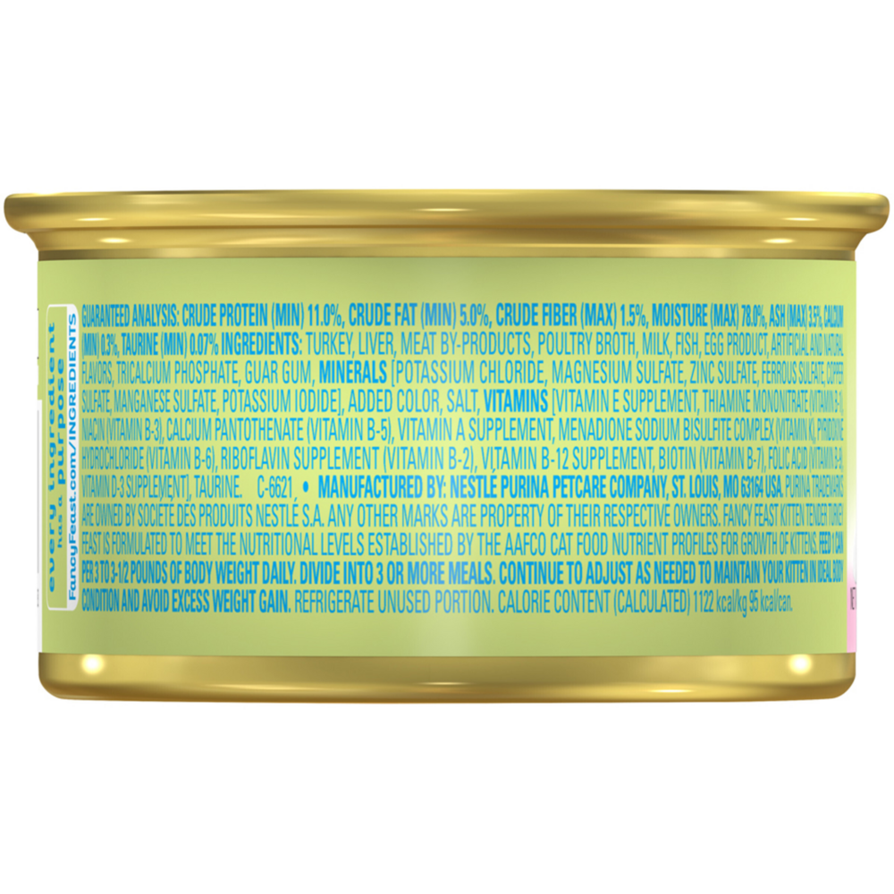 Fancy Feast Tender Turkey Feast Wet Kitten Food