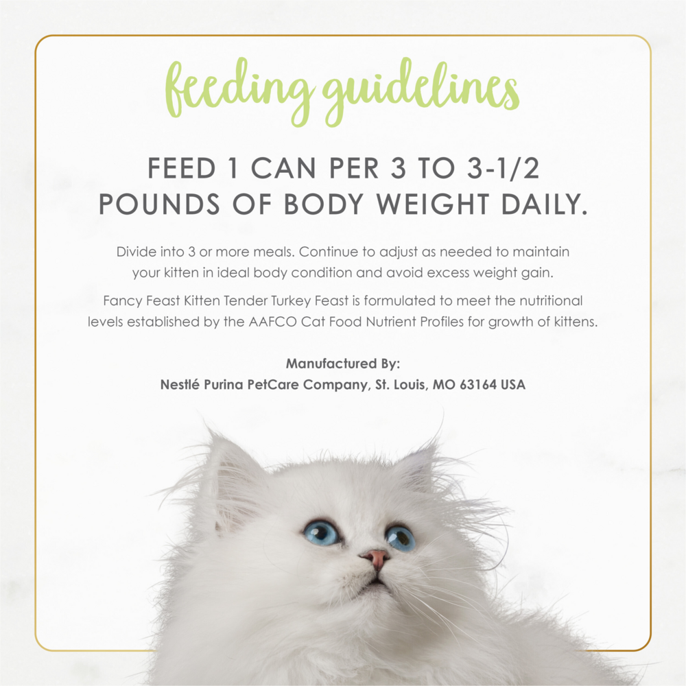 Fancy Feast Tender Turkey Feast Wet Kitten Food