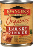 Evanger's 100% Organic Turkey with Potato And Carrots Canned Dog Food