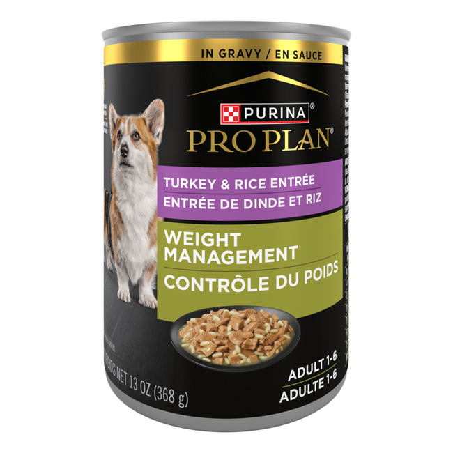 ProPlan Weight Management Turkey and & Rice Wet Dog Food