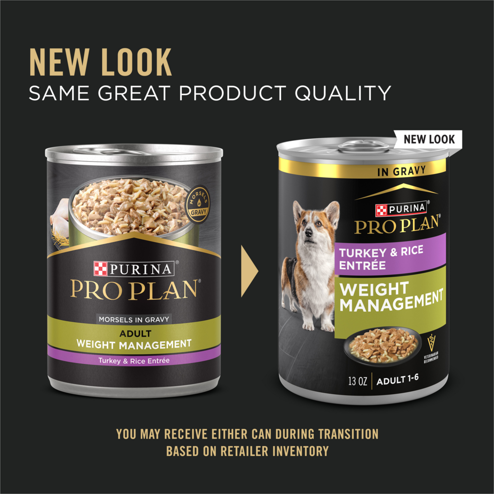 ProPlan Weight Management Turkey and & Rice Wet Dog Food