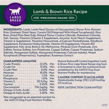 Natural Balance Limited Ingredient Lamb & Brown Rice Large Breed Recipe Dry Dog Food