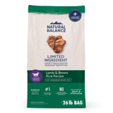 Natural Balance Limited Ingredient Dry Dog Food, Large Breed Lamb & Brown Rice Recipe
