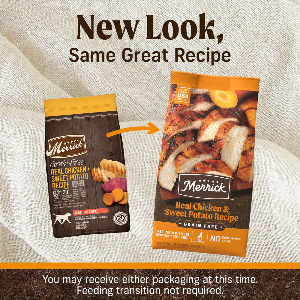 Merrick Grain Free Chicken and Sweet Potato Adult Dry Dog Food