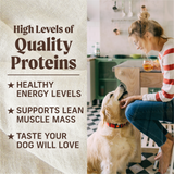 Merrick Chunky Grain Free Premium And Wholesome Canned Dog Food, Real Meat Big Texas Steak Tips Dinner